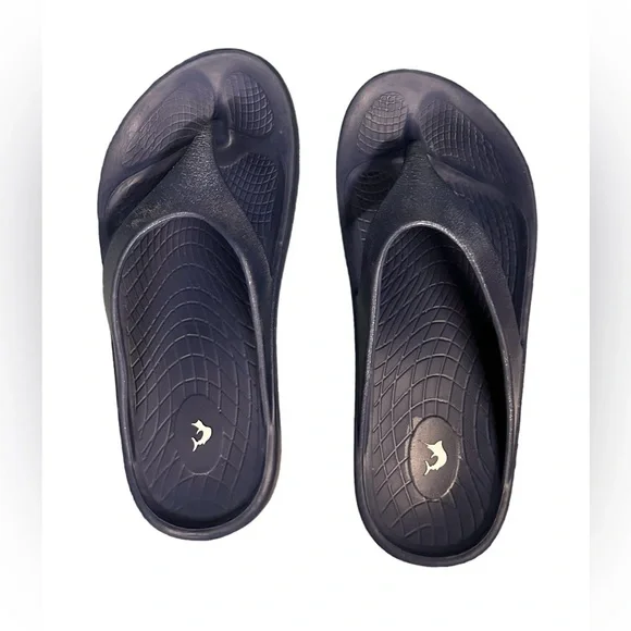 🐟 REEL LEGENDS! LIKE NEW SLIDE! NAVY UNISEX!! STRONG, DURABLE, COMFY! - Picture 6 of 15